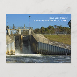 Inglis Lock Spillway Postcard