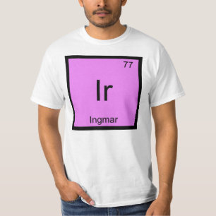 Ingmar Name Chemistry Element Periodic Table T-Shirt