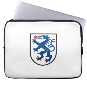 Ingolstadt city flag germany symbol emblem dragon laptop sleeve