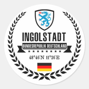 Ingolstadt Classic Round Sticker