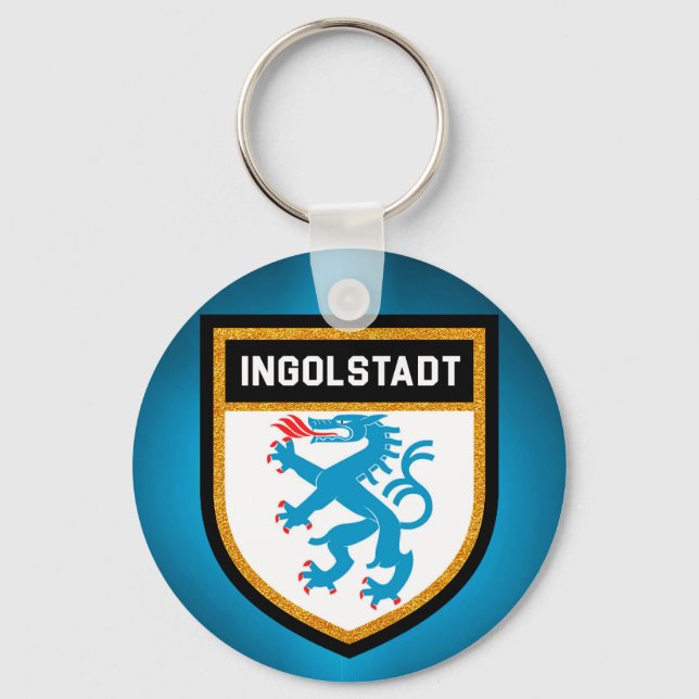 Ingolstadt Flag Key Ring (Front)