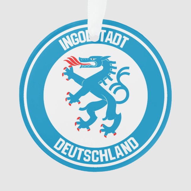 Ingolstadt Round Emblem Ornament (Front)
