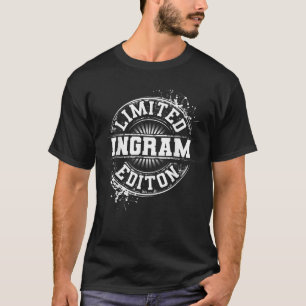 INGRAM Funny Surname Family Tree Birthday Reunion T-Shirt