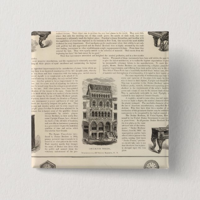 Ingrapham and Gamewell Company 15 Cm Square Badge (Front)