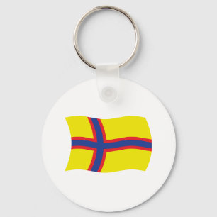 Ingrian Finns Flag Keychain
