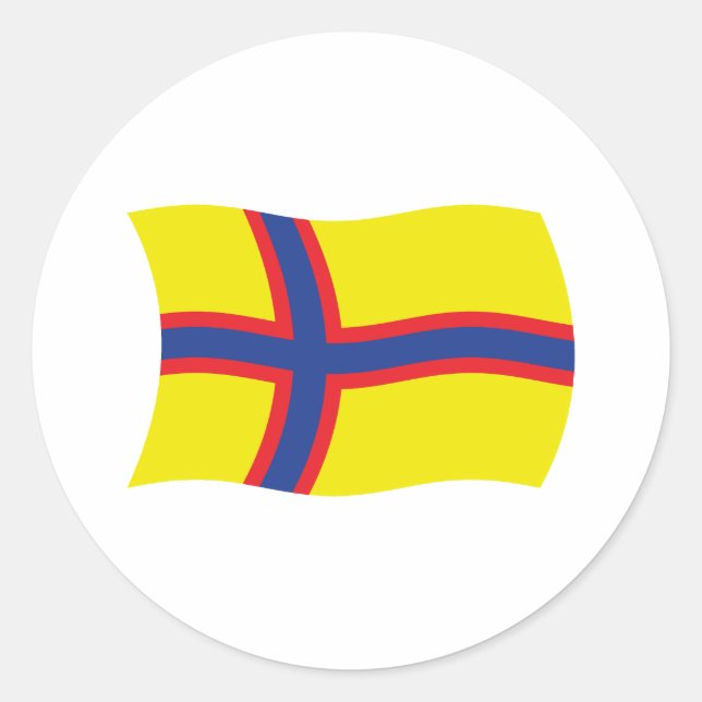 Ingrian Finns Flag Sticker (Front)