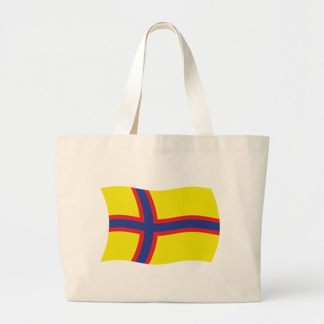 Ingrian Finns Flag Tote Bag (Front)