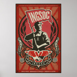 INGSOC 1984 Propaganda Poster
