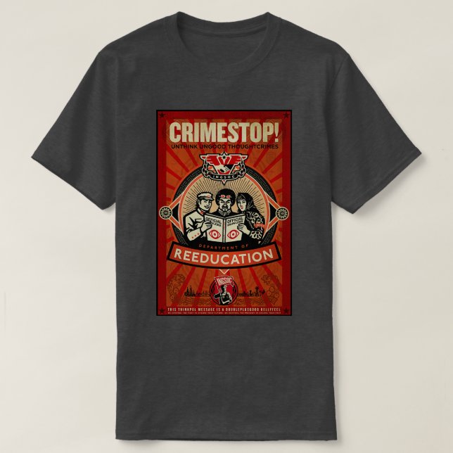 INGSOC 1984 Thoughtcrime T-Shirt (Design Front)