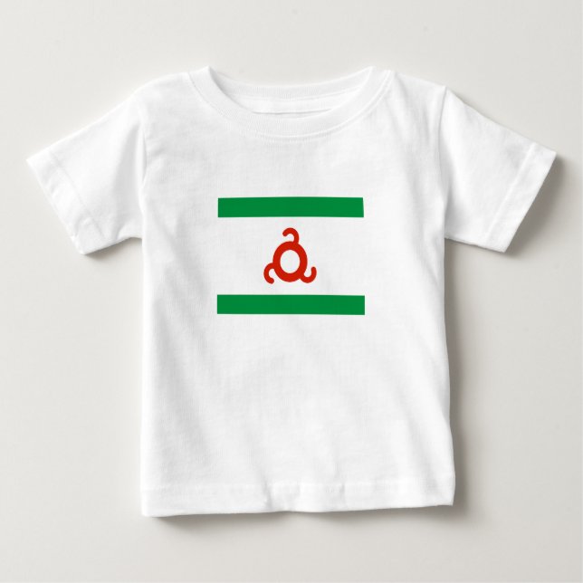 Ingushetia Flag Baby T-Shirt (Front)