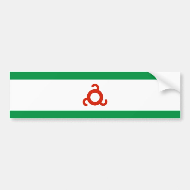 Ingushetia Flag Bumper Sticker (Front)