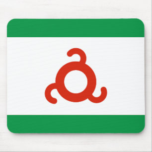 Ingushetia Flag Mouse Pad