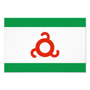 Ingushetia Flag Photo Print
