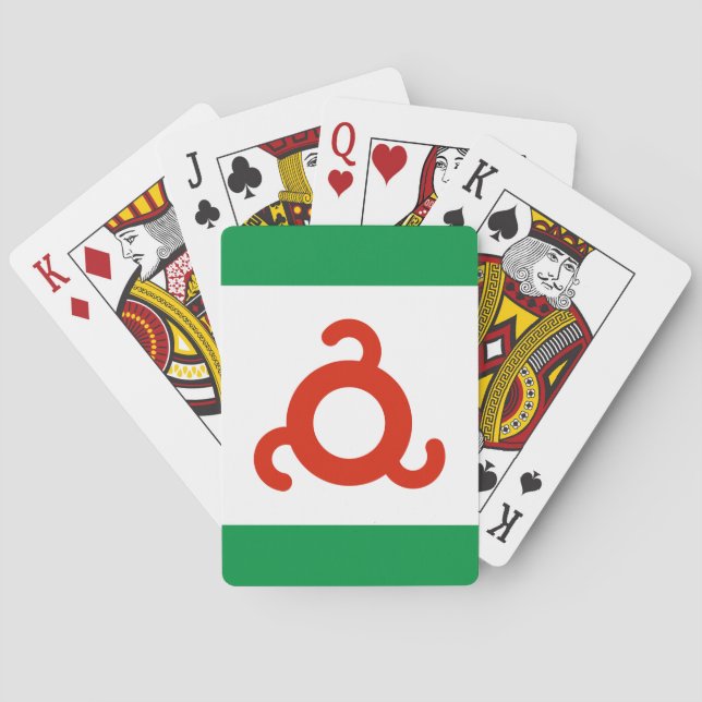 Ingushetia Flag Playing Cards (Back)
