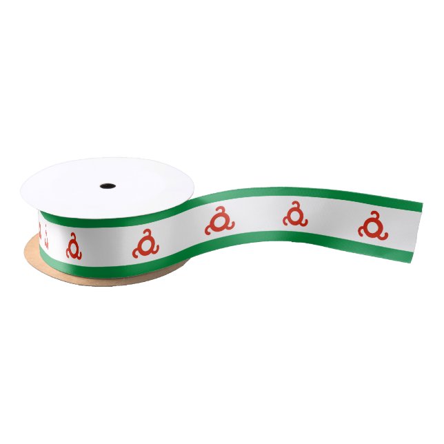 Ingushetia Flag Satin Ribbon (Spool)