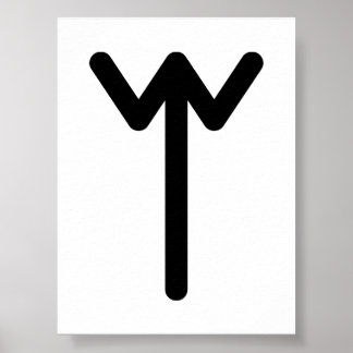 INGUZ Nordic Rune (Fertility, Growth) | Elder Futh Poster