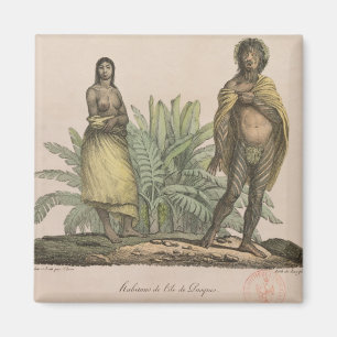 Inhabitants of Easter Island Magnet