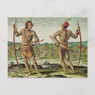 Inhabitants of Virginia Postcard