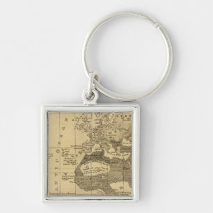 Inhabited World Key Ring