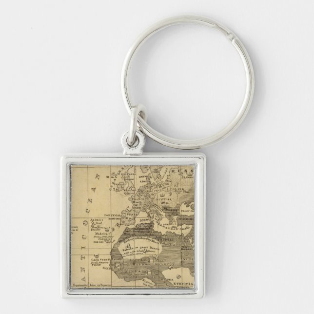Inhabited World Key Ring (Front)