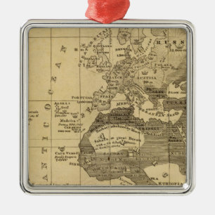 Inhabited World Metal Ornament