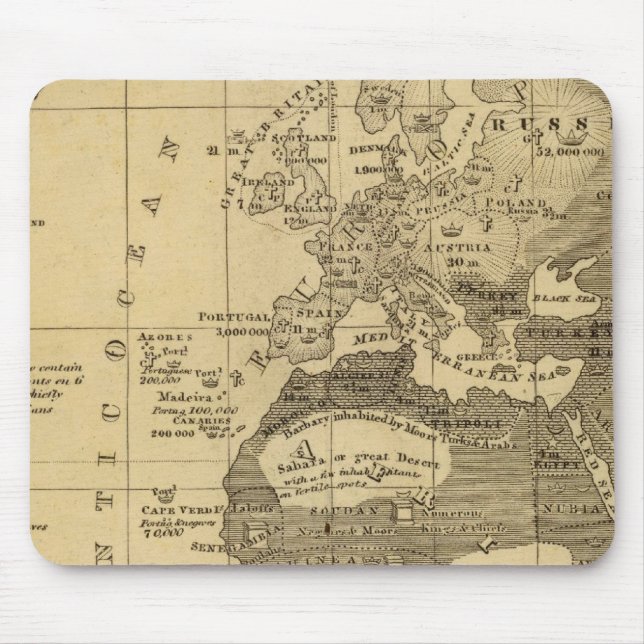 Inhabited World Mouse Pad (Front)