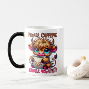Inhale Caffeine Exhale Negativity  Magic Mug