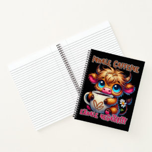 Inhale Caffeine Exhale Negativity  Notebook