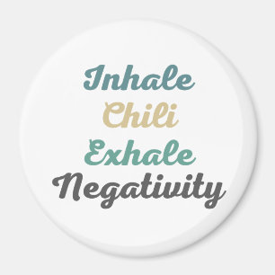 Inhale Chilli Exhale Negativity Magnets
