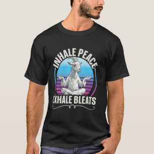 Inhale Exhale Bleats For Goat Yoga Lover T-Shirt