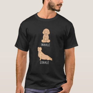 Inhale Exhale Goldendoodle Doodle Dog Yoga 1 T-Shirt