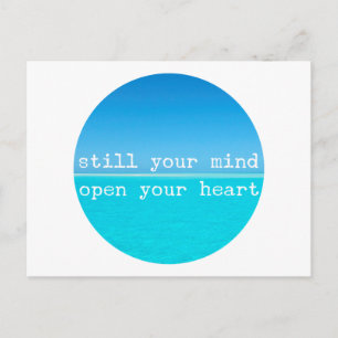 Inhale Exhale Relaxing Meditation Quote Postcard