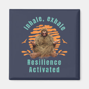 Inhale, Exhale Resilience Activated Bigfoot Magnet