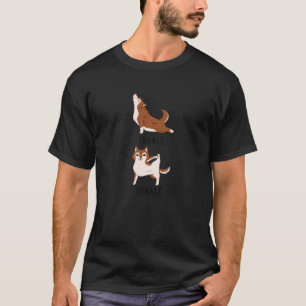 Inhale Exhale Siberian Husky  Copper Huskies Dog Y T-Shirt
