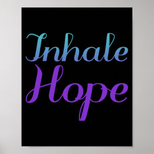 Inhale Hope Prevention Design Poster