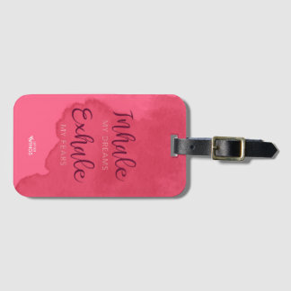 “Inhale My Dreams” — Inspirational Luggage Tag