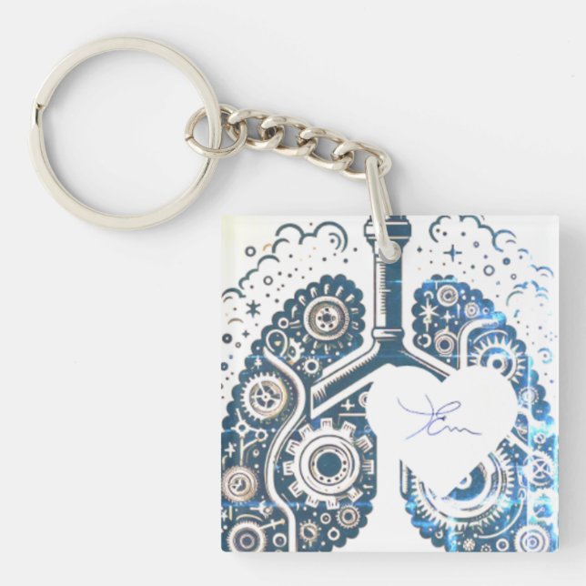 Inhalo de coeur key ring (Front)