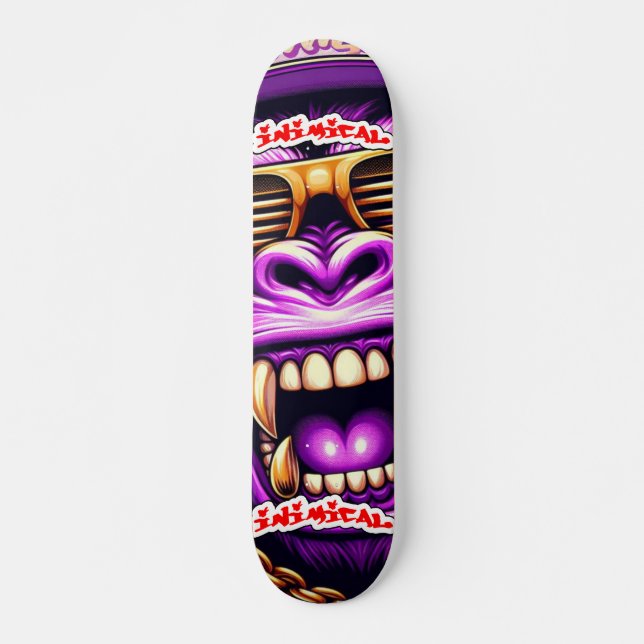 Inimi9cal Illin' Gorilla  Skateboard (Front)