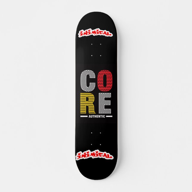 Inimical Core Authentic Deck  Skateboard (Front)