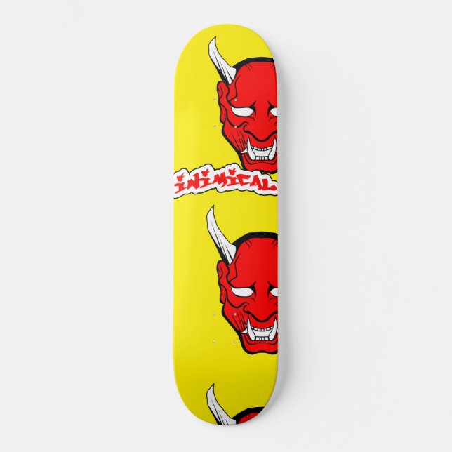 Inimical Devil Skateboard (Front)