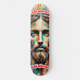 Inimical Face of Christ  Skateboard
