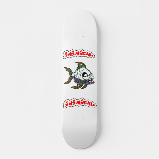 Inimical Fish Monster Skateboard Deck  (Front)