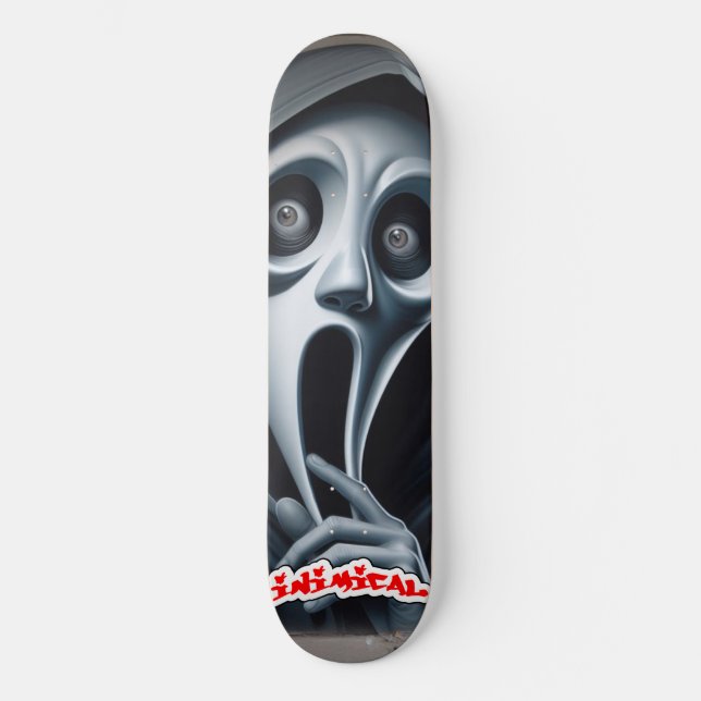 Inimical Ghost Boy  Skateboard (Front)