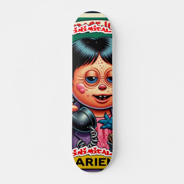 Inimical Gossip Queen  Skateboard (Front)