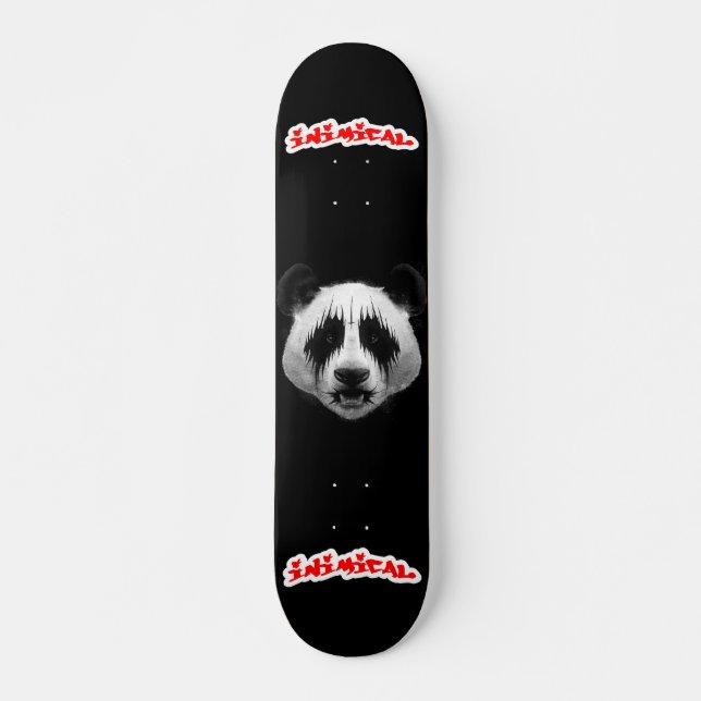 Inimical Hard Rocker Panda  Skateboard (Front)