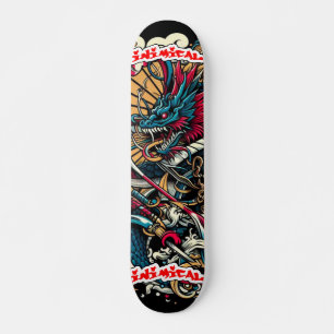 Inimical Japanese Abstract Skateboard