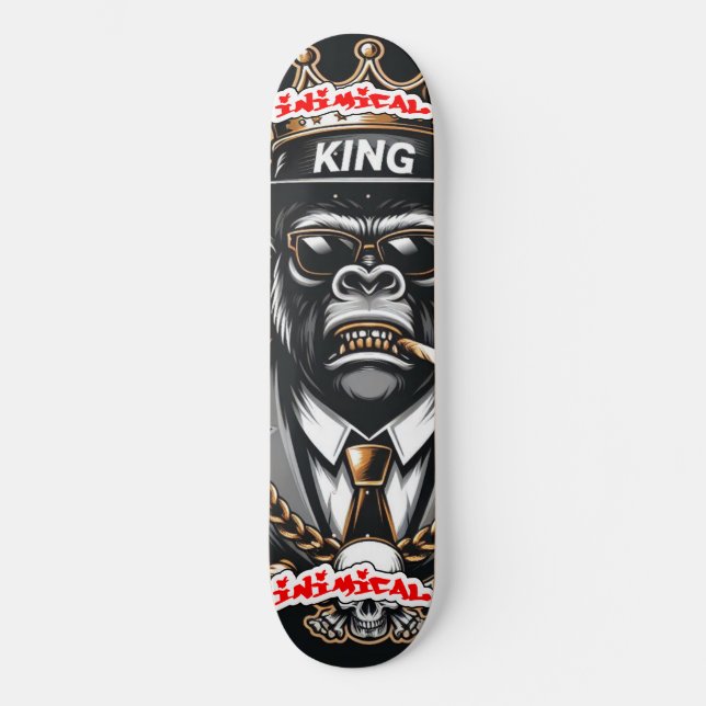 Inimical King Gangster Gorilla  Skateboard (Front)