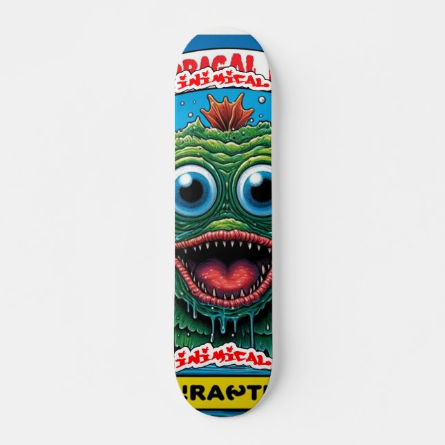 Inimical Lagoon Creature  Skateboard (Front)