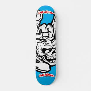 Inimical Skull Fingers Skateboard