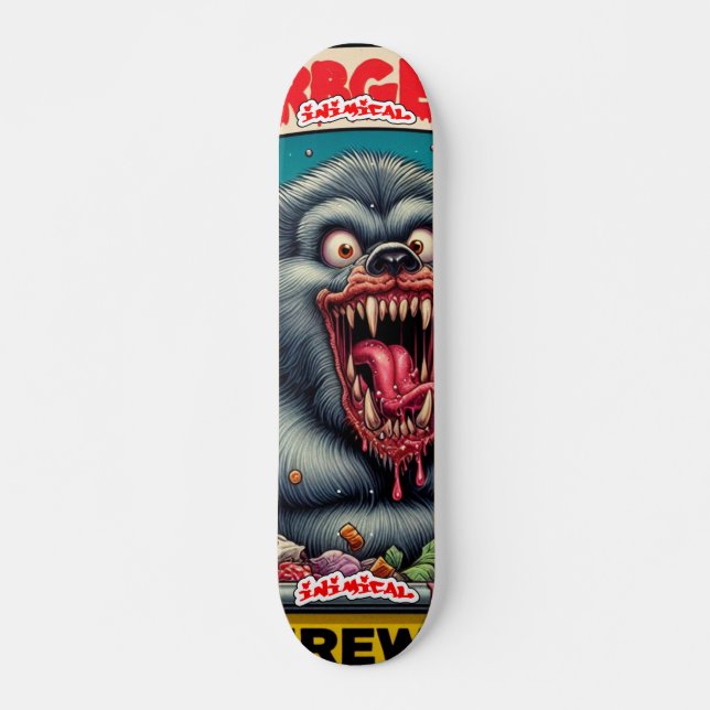 Inimical Werewolf Skateboard (Front)